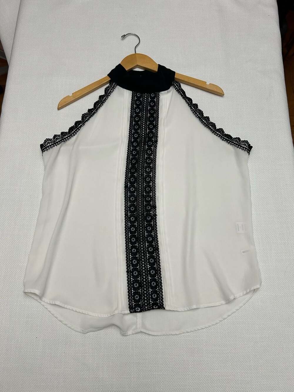 New York & Company Sheer Halter Top